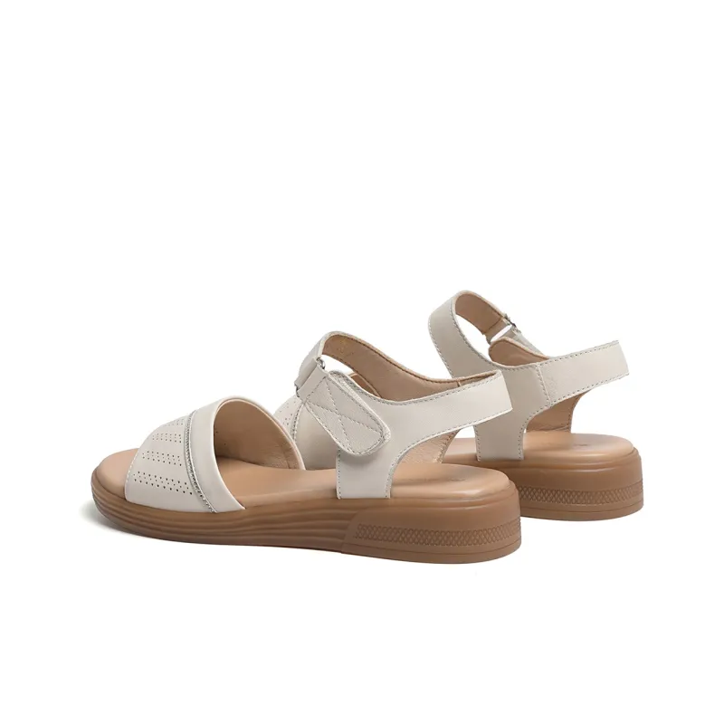 RED DRAGONFLY Casual Shoes Beach Sandals Women's Black/Ecru-8