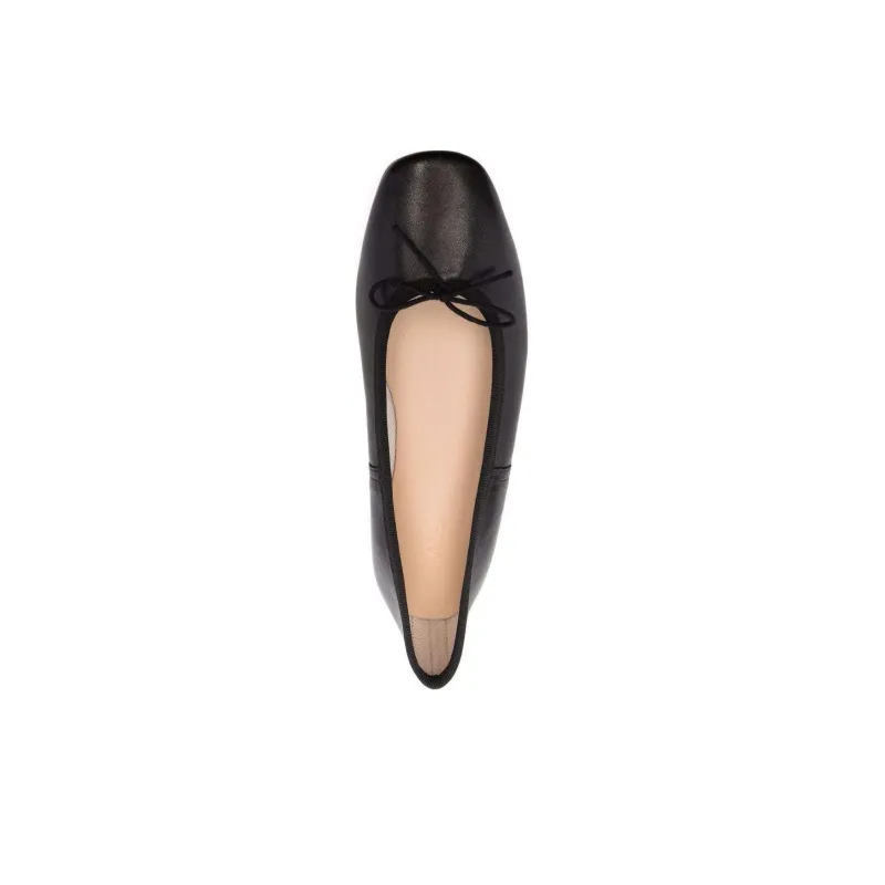 A.P.C. Leah Leather Ballerina Shoes-4