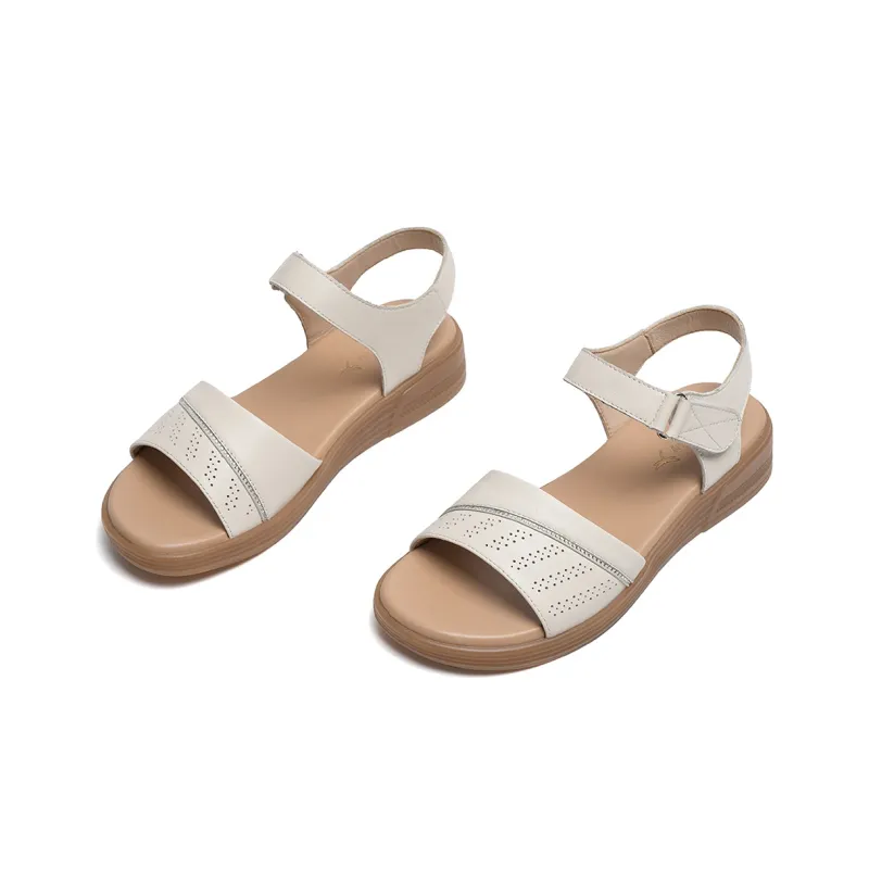 RED DRAGONFLY Casual Shoes Beach Sandals Women's Black/Ecru-10