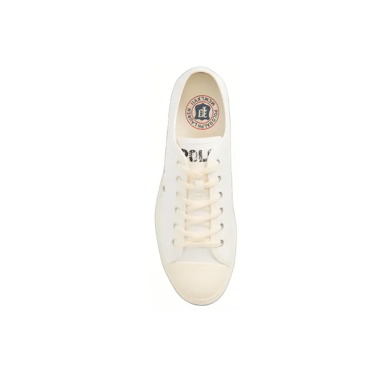 Polo Ralph Lauren Low-Top Canvas Shoes Men's Beige-4