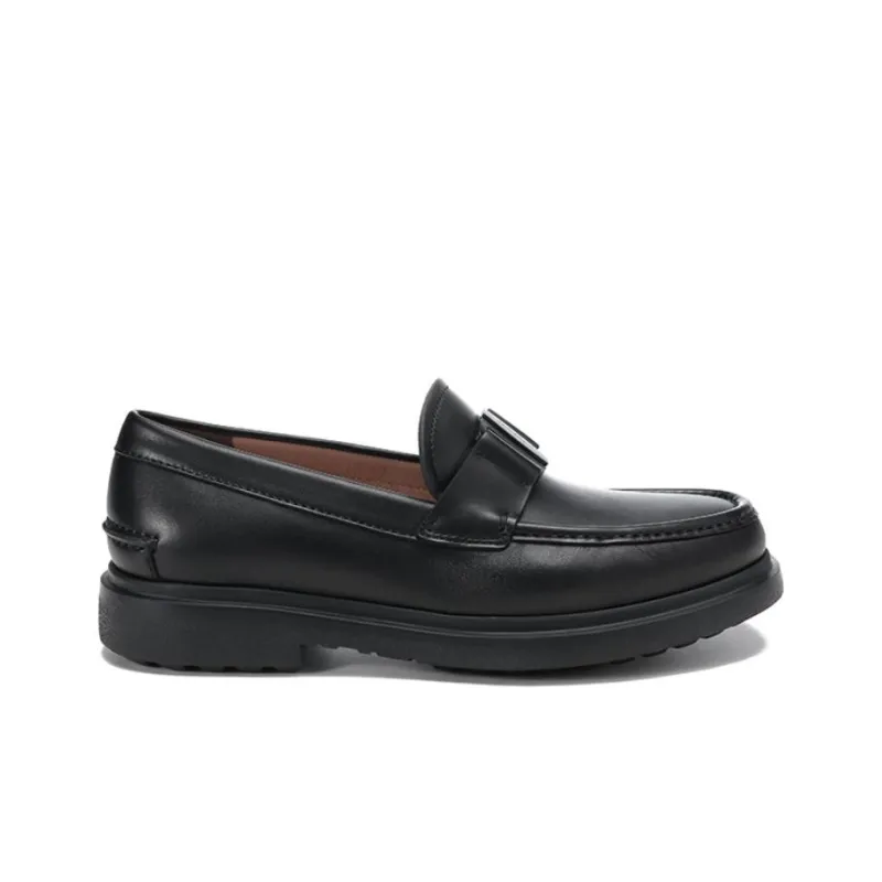 FERRAGAMO Vara Men's Casual Shoes Men's Black-1