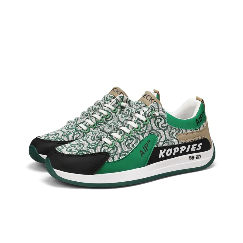 Locke Luxe Embroidery Slip Resistant, Lightweight, And Breathable Low Top Skateboard Shoes Men's-13