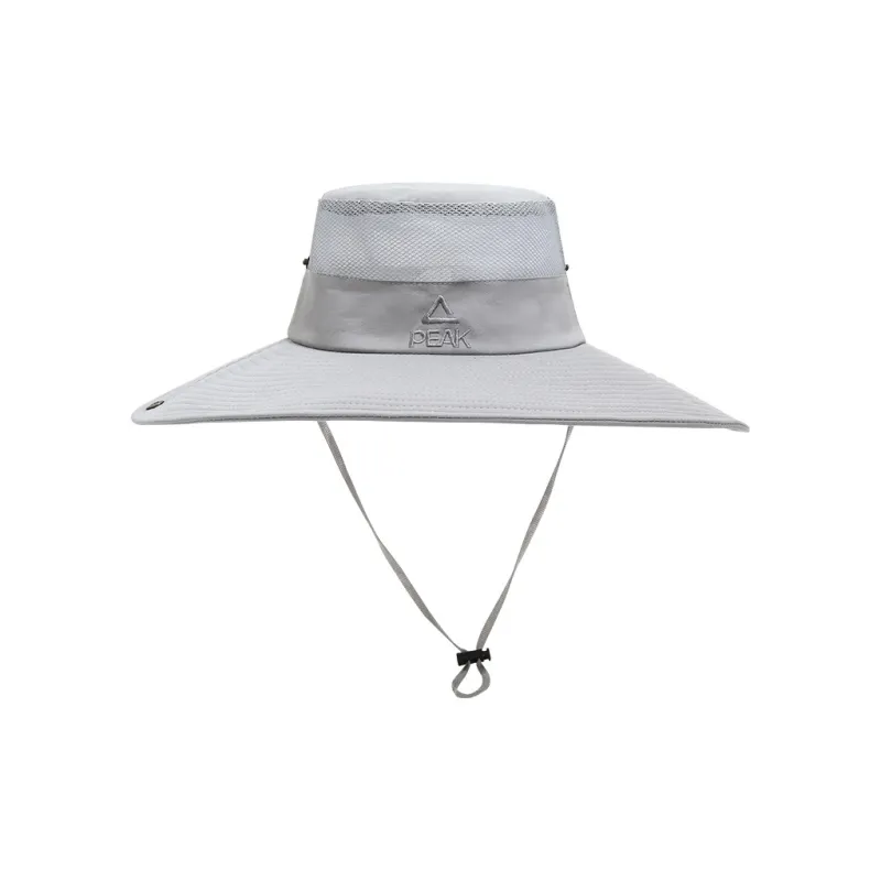 PEAK Polyester Bucket Hats Unisex Tricolor Optional-3