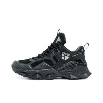 RAX Water-Resistant Low-Top Hiking Shoes Men's Pure Black