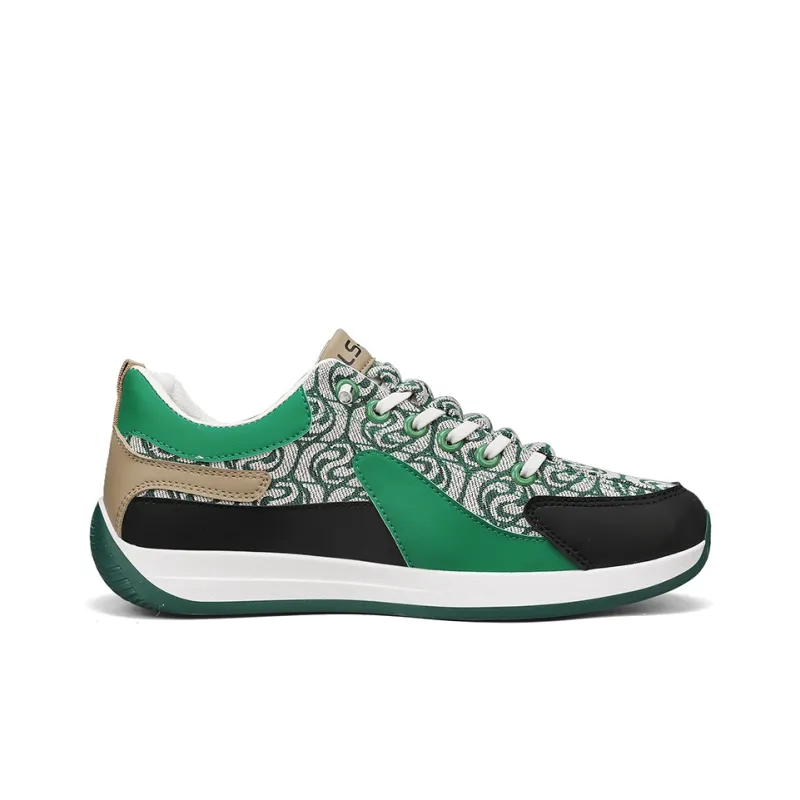 Locke Luxe Embroidery Slip Resistant, Lightweight, And Breathable Low Top Skateboard Shoes Men's-11