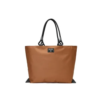 Skechers Fabric Tote Bag Shopping Bag Shoulder Bag Handbag Regular Unisex Iron Gray Bright Light