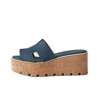 HERMES Eze 30 Sandal Bleu Celeste