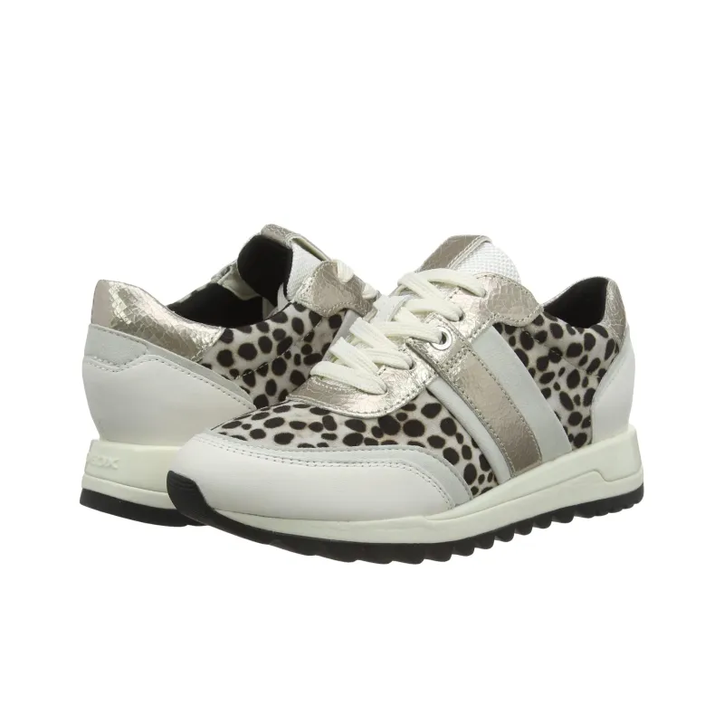 GEOX Low Top Casual Shoes Women's White Gold-2