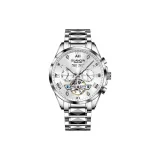 White Case White Dial Steel Band