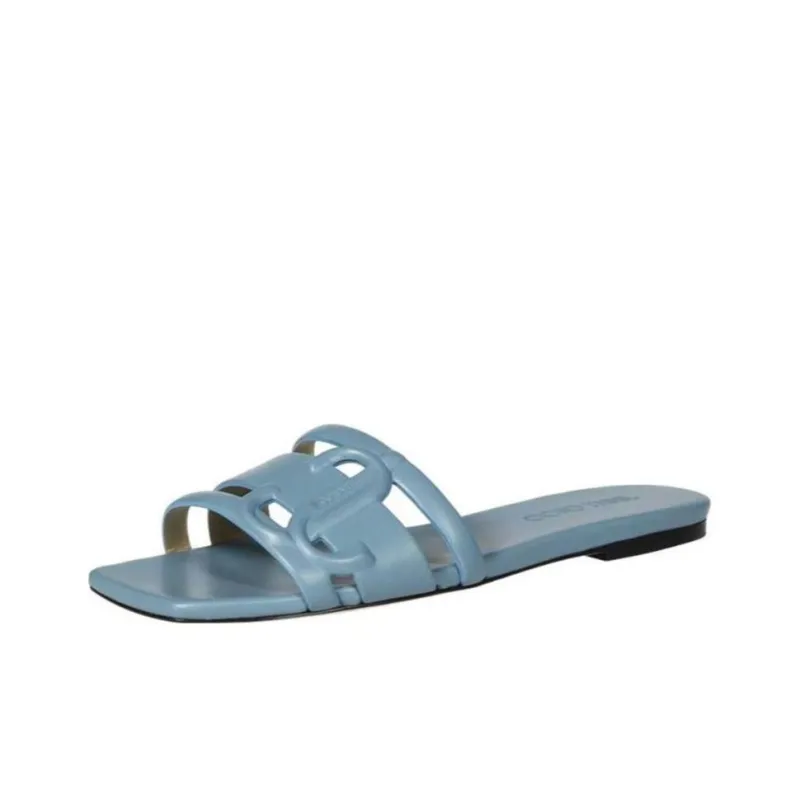 Jimmy Choo Slide Slippers Women's Blue-2