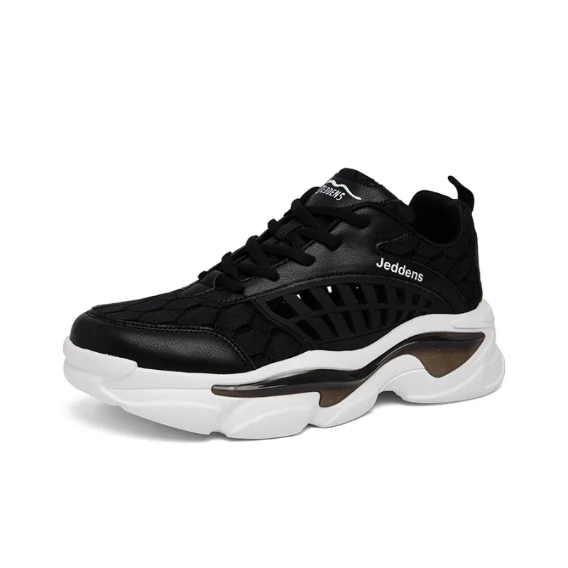 Jerden Smith Fishbone Cushioned Moisture-Wicking Breathable Slip-Resistant Low-Top Chunky Sneakers Men's-5