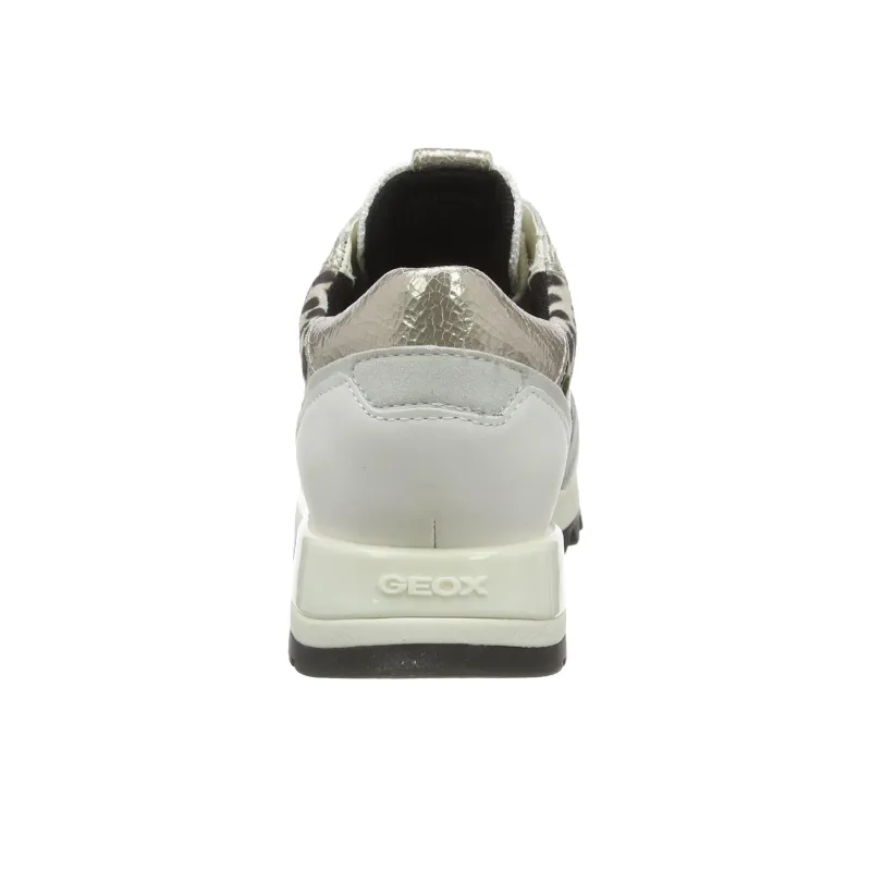 GEOX Low Top Casual Shoes Women's White Gold-5