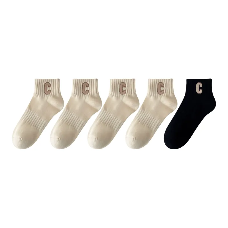 XXLLG Short Socks Women's 5 Pack-8