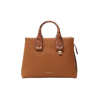 MICHAEL KORS Rollins Leather Shoulder Bag Crossbody Bag Handbag Women's Brown