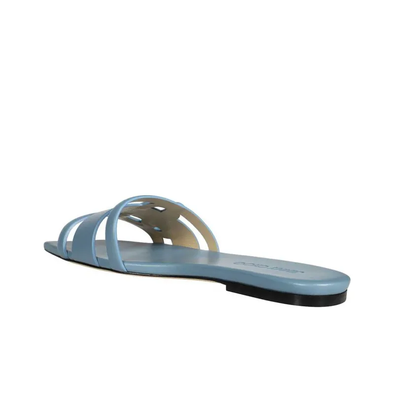 Jimmy Choo Slide Slippers Women's Blue-4