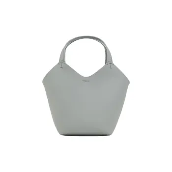 ZARA Polyurethane Tote Bag Shopping Bag Shoulder Bag Crossbody Bag Handbag Mini Women's Blue