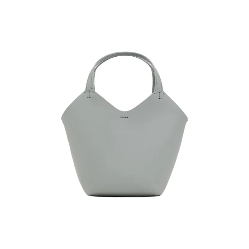 ZARA Polyurethane Tote Bag Shopping Bag Shoulder Bag Crossbody Bag Handbag Mini Women's Blue-0
