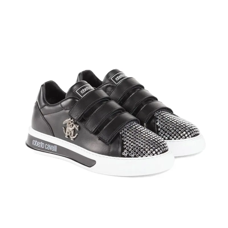 Roberto Cavalli Skateboard Shoes Women's Black-1