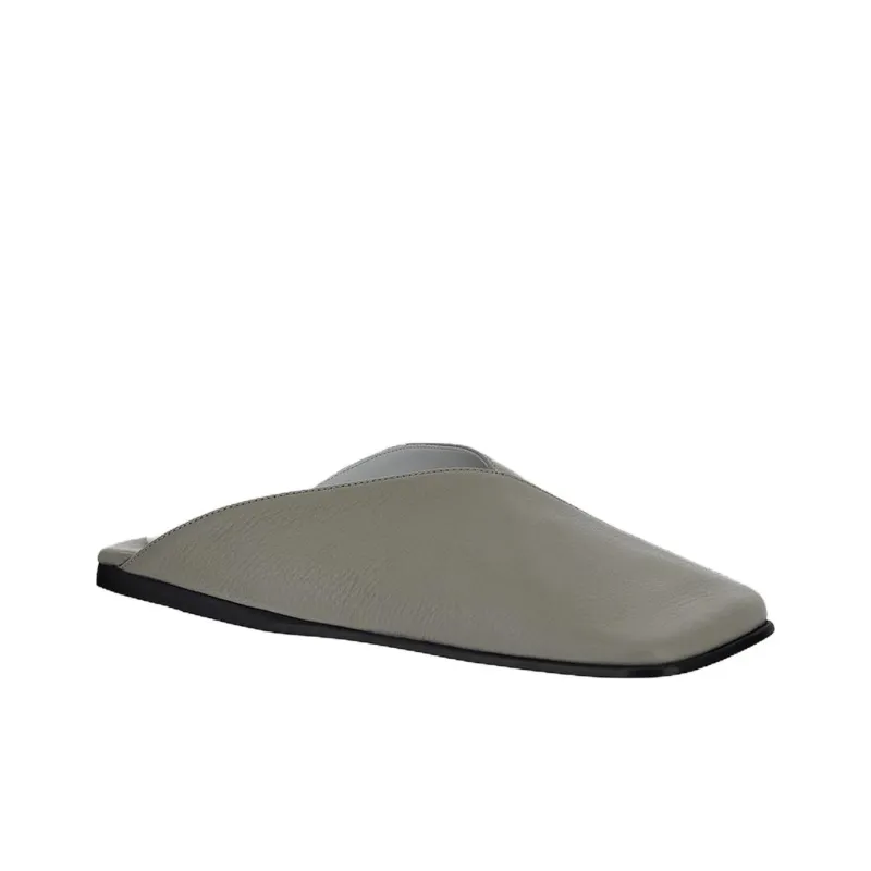 MM6 Maison Margiela Closed Toe Slippers Women's Gray-2