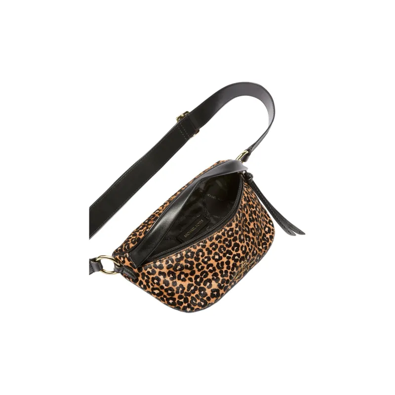 MICHAEL KORS Slater Calf Hair Messenger Bag Crossbody Bag Shoulder Bag Women's Brown & Black-2
