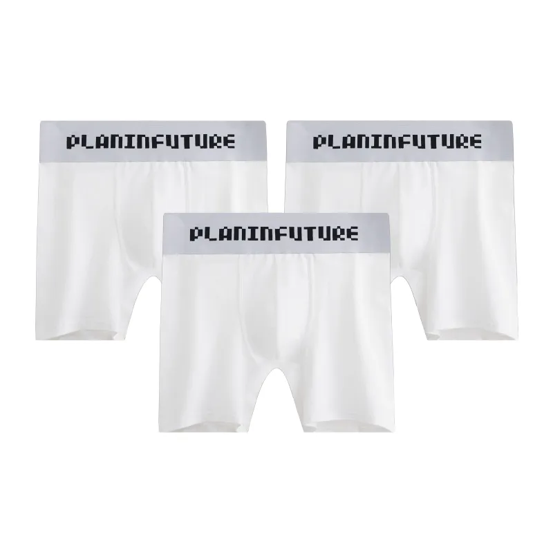PLAN IN Underpants Men's Combo Set Black White Gray-4