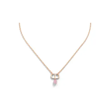 DIOR Resin, Metal, Pearl Necklaces Women's Gold