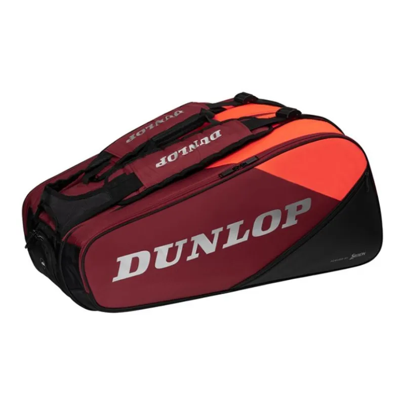 DUNLOP Tennis Racket Bags Unisex Black Red-0