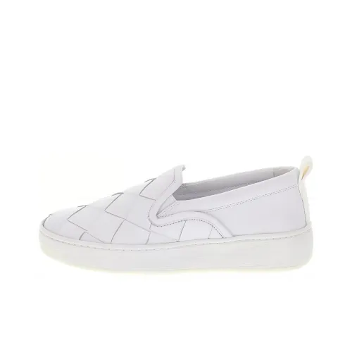 Bottega Veneta Stylish Skateboarding Shoes Women's White