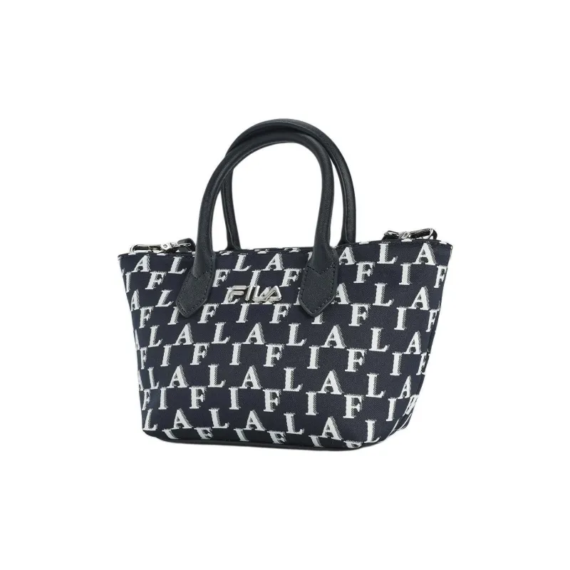 FILA Fabric, Polyurethane, PU, Synthetic Leather One Shoulder Handbag Extra Small Women's Legend Blue-1