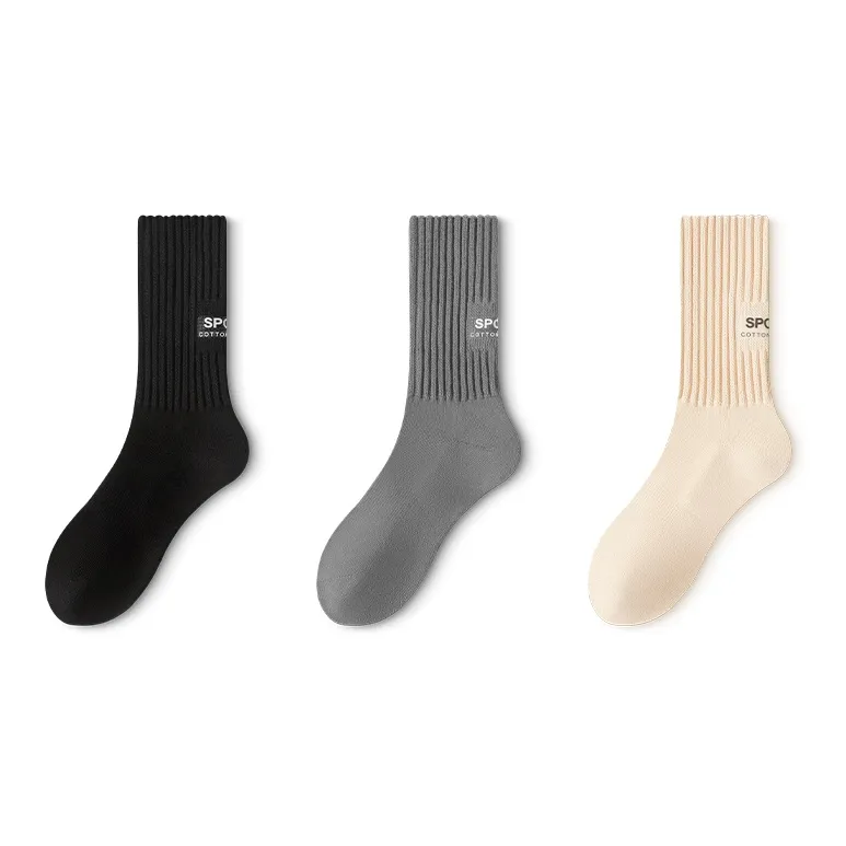 Taste The Color Knee High Socks Unisex 3 Pack-1