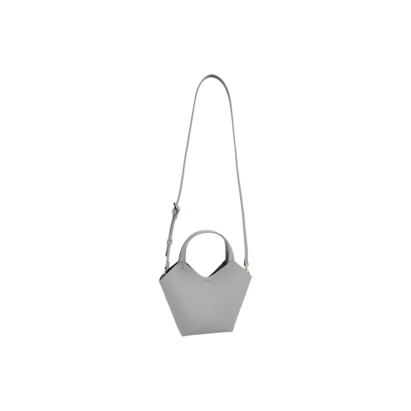ZARA Polyurethane Tote Bag Shopping Bag Shoulder Bag Crossbody Bag Handbag Mini Women's Blue-4