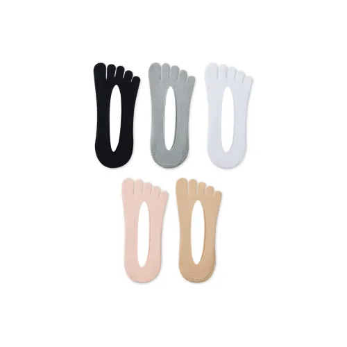 MIIOW No Show Socks Women's 5 Pack Mixed Color
