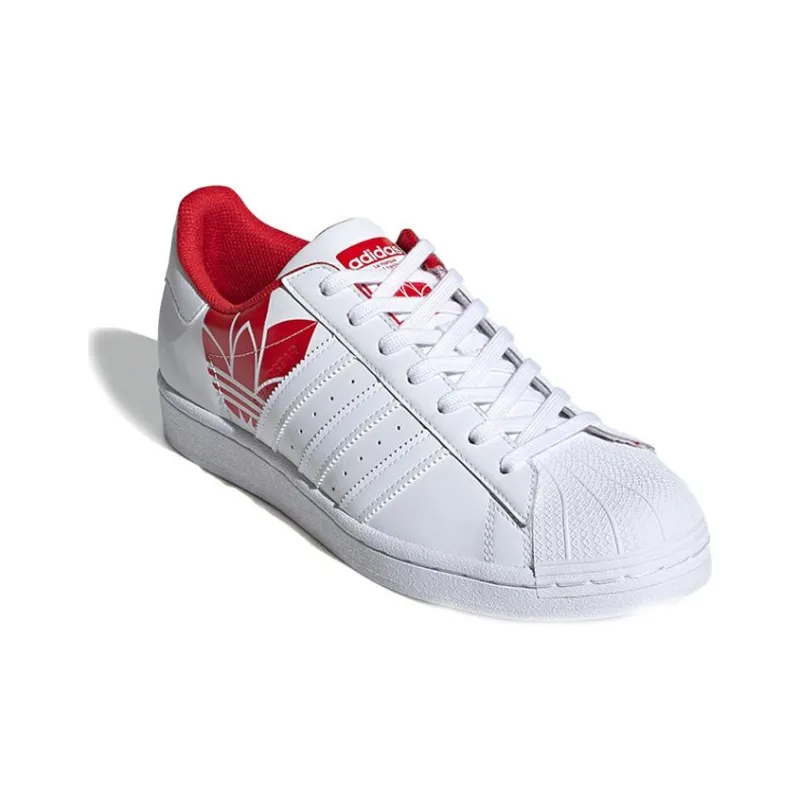 Adidas Superstar Scarlet Red Trefoil-2