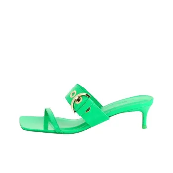 By Far Bettina Abrasion Resistant Slide Slippers Women's Green
