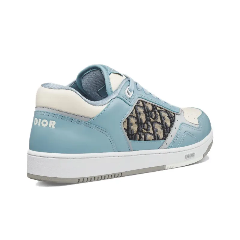 DIOR B27 Low Light Blue Cream Smooth Calfskin-3