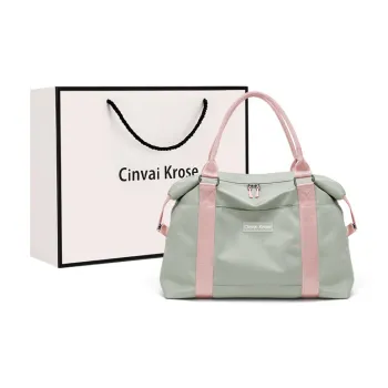 CinvaiKrose Travel Bags Light Green Shopping Bag Included