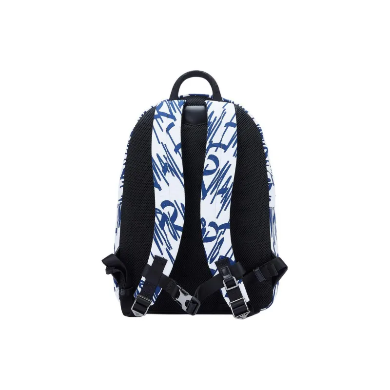 ARMANI EXCHANGEAE Fabric Backpack Men's Blue & White-2