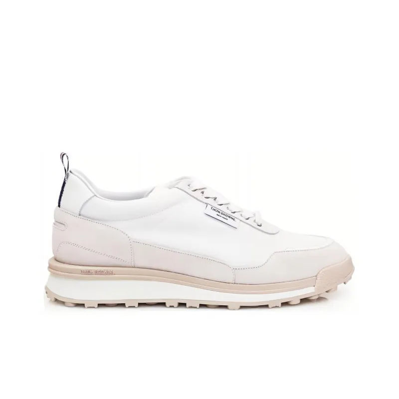 THOM BROWNE Round Toe Lace Up Sneakers-1
