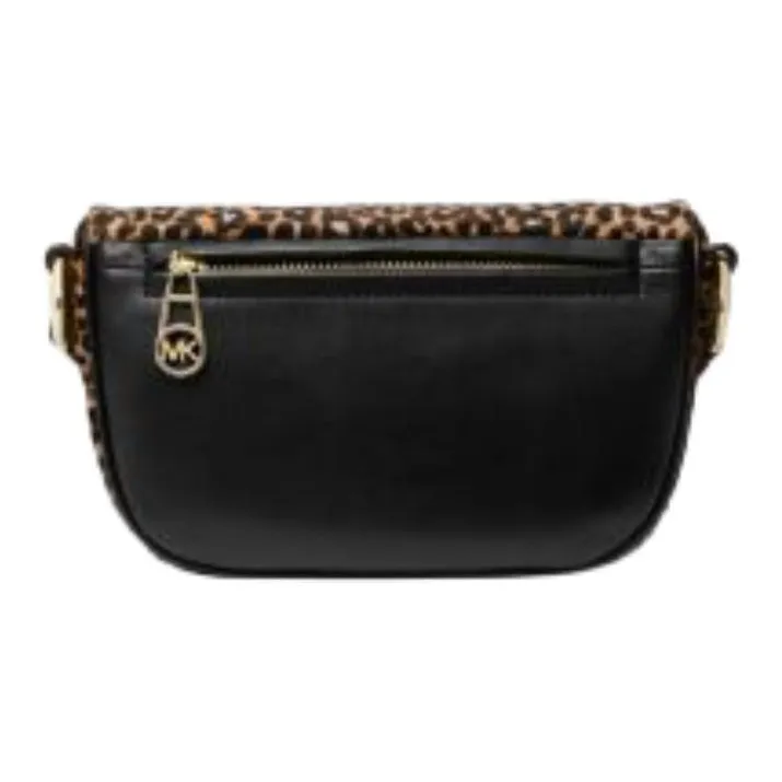 MICHAEL KORS Slater Calf Hair Messenger Bag Crossbody Bag Shoulder Bag Women's Brown & Black-1