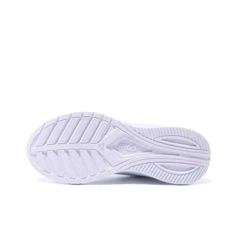 FILA Cushioning, Wear Resistant Low Top Running Shoes Unisex White Korean Style-5