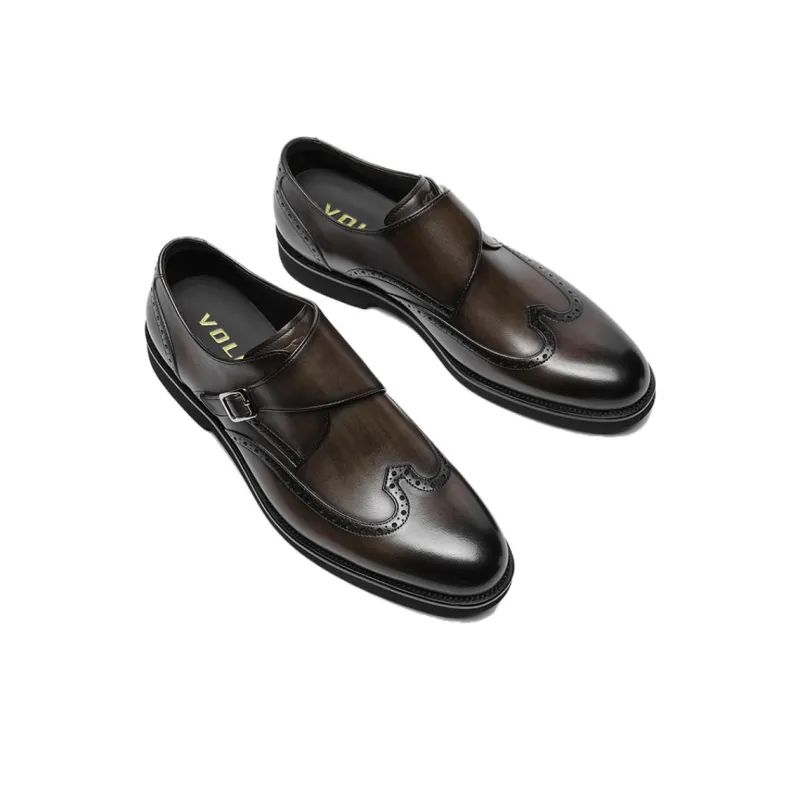 VOLO Derby Shoes Dress Shoes Men's Black-7