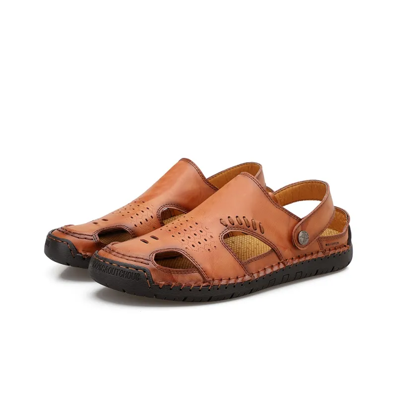 Black tailed Deer Beach Sandals Men's-8