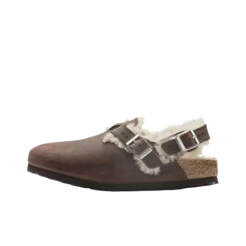 Birkenstock Tokio Shearling Oiled Leather 'Habana' Women's