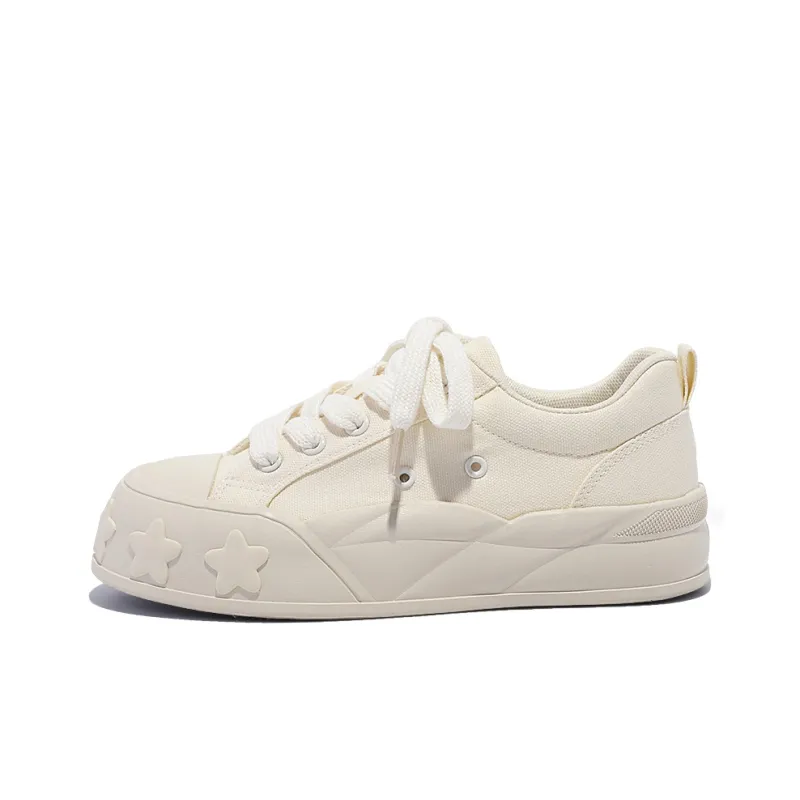 Shen Linsen Slip Resistant, Abrasion Resistant, Breathable Low Top Casual Shoes Women's Beige-0