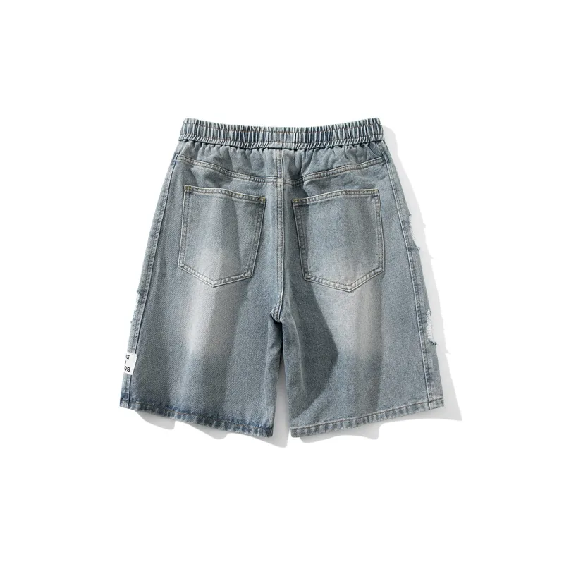 DESSO Denim Shorts Unisex Light Blue-1