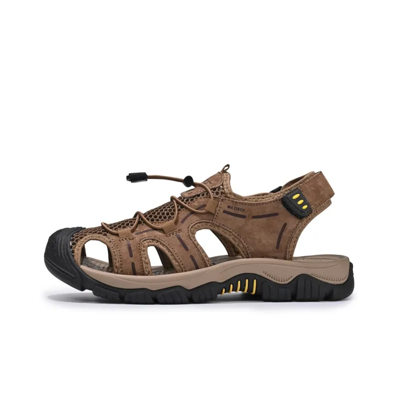 Black tailed Deer Muledeer Beach Sandals Men's-6