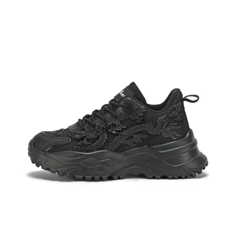 Singing Breathable Lightweight Low-Top Chunky Sneakers Unisex-0