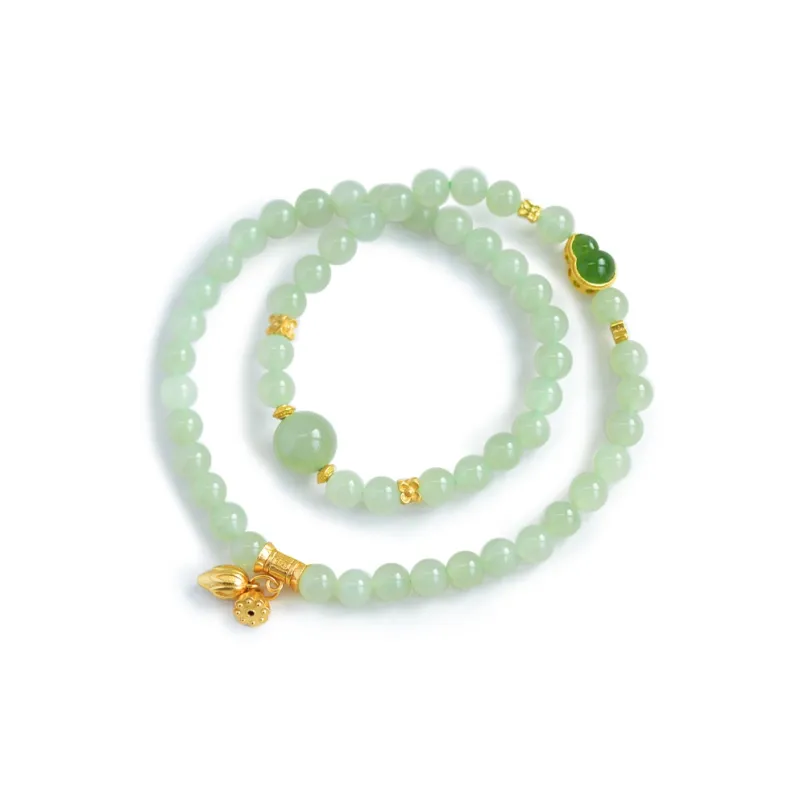 Tokai Family Bracelets Pale Greenish White Jade Women's-0