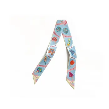 HERMES Silk Scarves Women's Blue