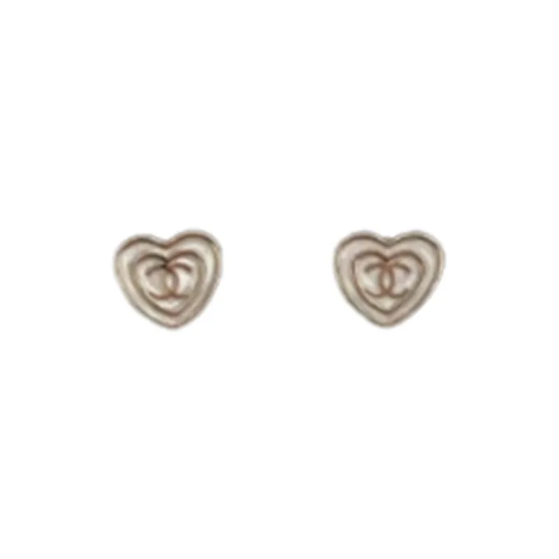 CHANEL Pearl Earrings Women's Gold-2